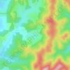 Mappa topografica Lărguța, altitudine, rilievo