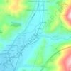Mappa topografica Scanzano, altitudine, rilievo