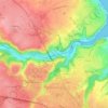 Mappa topografica Le Légué, altitudine, rilievo
