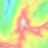 Mappa topografica Handies Peak, altitudine, rilievo