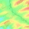 Mappa topografica Melette, altitudine, rilievo
