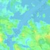 Mappa topografica Le Chochet, altitudine, rilievo