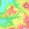 Mappa topografica Les Badioux, altitudine, rilievo