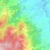 Mappa topografica Rivalto, altitudine, rilievo