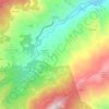 Mappa topografica Lugagnano Superiore, altitudine, rilievo