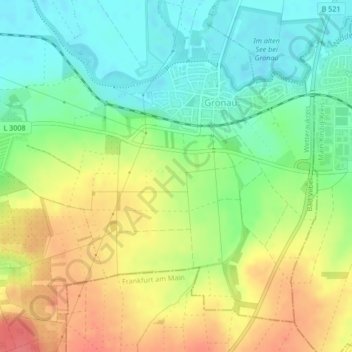 Mappa topografica Auf der Flurscheid, altitudine, rilievo