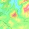 Mappa topografica Cerro de la Conejera, altitudine, rilievo