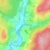 Mappa topografica Kershopefoot, altitudine, rilievo