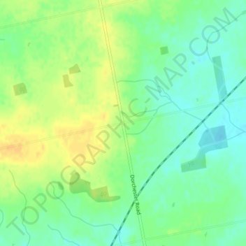 Mappa topografica Gladstone, altitudine, rilievo