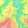 Mappa topografica La Chaudronnière, altitudine, rilievo