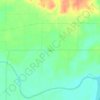 Mappa topografica Gay, altitudine, rilievo