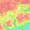Mappa topografica Salanguis, altitudine, rilievo