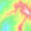 Mappa topografica Babine Range, altitudine, rilievo