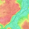 Mappa topografica Athis-Mons, altitudine, rilievo