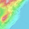 Mappa topografica Fornico, altitudine, rilievo