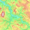 Mappa topografica Meinhard, altitudine, rilievo