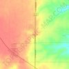 Mappa topografica Masterson, altitudine, rilievo