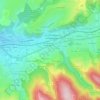 Mappa topografica La Romière, altitudine, rilievo