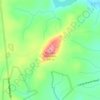 Mappa topografica Parsons Mountain, altitudine, rilievo