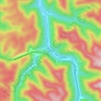 Mappa topografica Standard, altitudine, rilievo