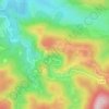 Mappa topografica La Boulièro, altitudine, rilievo