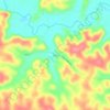 Mappa topografica Gipsy, altitudine, rilievo