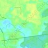 Mappa topografica Frenchtown Acres, altitudine, rilievo