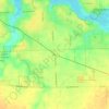 Mappa topografica Turpin, altitudine, rilievo