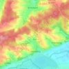 Mappa topografica Wunder, altitudine, rilievo