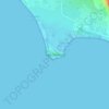 Mappa topografica Cape Trafalgar, altitudine, rilievo