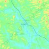 Mappa topografica Rompin, altitudine, rilievo
