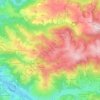 Mappa topografica La Bessenoits, altitudine, rilievo