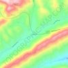 Mappa topografica Stickleyville, altitudine, rilievo