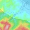 Mappa topografica Laserna, altitudine, rilievo