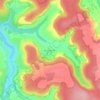Mappa topografica Vitry-en-Montagne, altitudine, rilievo
