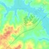 Mappa topografica Lota, altitudine, rilievo