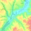 Mappa topografica Klintonel, altitudine, rilievo