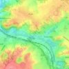 Mappa topografica Heisterbrug, altitudine, rilievo