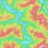 Mappa topografica Canebrake, altitudine, rilievo