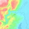 Mappa topografica Juncal, altitudine, rilievo