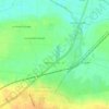 Mappa topografica La Chatte, altitudine, rilievo