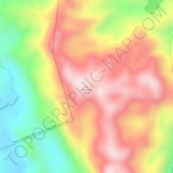 Mappa topografica Masungi Rock, altitudine, rilievo