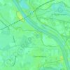 Mappa topografica Honderdmorgen, altitudine, rilievo