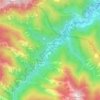 Mappa topografica Grotta Urlante, altitudine, rilievo