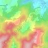 Mappa topografica Hoyo Alto, altitudine, rilievo