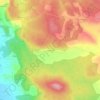 Mappa topografica La Raphèle, altitudine, rilievo
