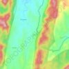 Mappa topografica Nawla, altitudine, rilievo