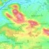 Mappa topografica Kipfendorf, altitudine, rilievo