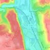 Mappa topografica Lorey, altitudine, rilievo