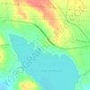 Mappa topografica Giu de Carrogas, altitudine, rilievo